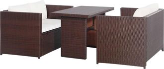 vidaXL Furniture Limited - Set Muebles De Jard&iacute;n 3 Pzas Con Cojines