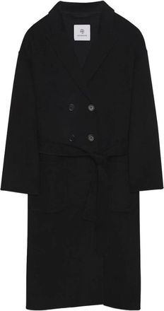 Anine Bing Dylan Coat - Dames - Jas met riem - Zwart - L - Jassen