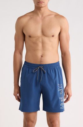 Hurley Crossover Volley Swim Trunks in Abyss at Nordstrom Rack, Size X-Large