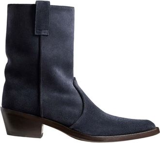 Khaite Dark Blue Clive Boots