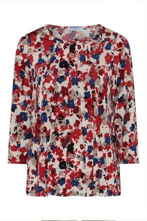 In Front Blouse - Dames - Blouses - Veelkleurig - L - Overhemden