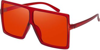 Generic Large Frame Men and For Women Outdoor Sunglasses Party Street Shooting Vacation Sunshade Beach Glasses (Color : H, Size : Medium) 2026