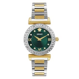 Versace Horloges - Dames - Horloges - Groen - ONE Size - Accessoires