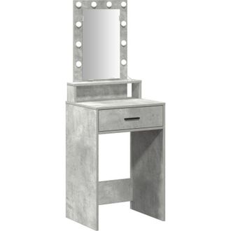 vidaXL Dressing Table Grey 50 x 41 x 140 cm Engineered wood Vidaxl