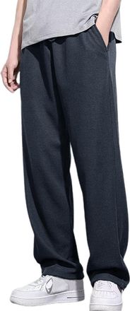 Generic 2025 Trousers Mens Pants Pocket Mesh Loose Suitable for Casual Straight Bottom Drawstring Jogging Pants Running Exercise Training Basketball Pants (GY