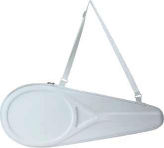Lacoste Bolso Grande de Cuero Runway para Raqueta - Bags - Mujer - Blanco - ONE SIZE