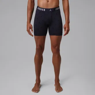 Nike Jordan Mens Jordan Flight Cotton Essentials Boxer Briefs (3-Pack) in Blue | JM0839-695