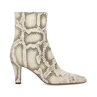PARIS TEXAS Heeled Boots, female, Beige, Size: 7 1/2 US Belle 75 Ankle Boots
