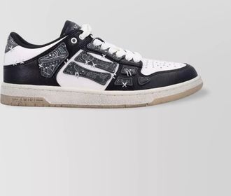 Amiri bandana skeleton low top sneakers