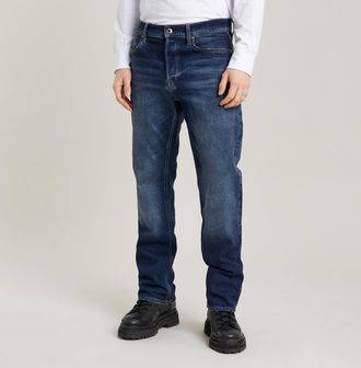 G-Star Mens G-Star RAW Dakota Regular Straight Jeans - Navy - Size 27W/32L