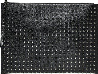 John Richmond Pochette con Borchie All-Over - Heren - Tassen - Zwart - ONE Size - Tassen