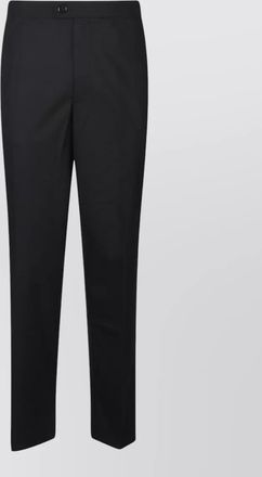 Michael Kors straight leg trousers belt loops back pockets