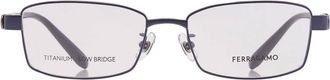 Ferragamo Demo Rectangular Mens Eyeglasses SF2552A 427 54