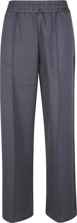 Hinnominate Wide Leg Pant - Dames - Wijde Broeken - Grijs - S - Broeken