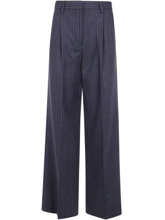 Filippa K Pinstripe Flannel Pants Darcey
