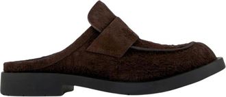 Camper Schoenen, Dames, Bruin, 40 EU, Suède, Bruine Suède Loafer Schoenen Vrouwen