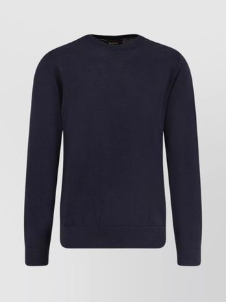 HUGO BOSS wool silk cashmere sweater crew-neck