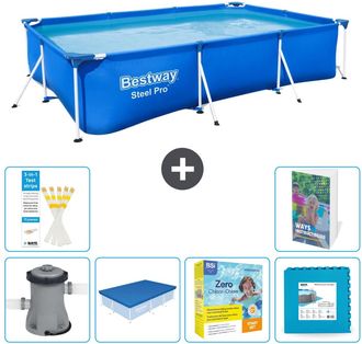 Bestway Piscina Bestway Steel Pro Rectangular - 300x201x66 Cm - 7-piezas S276