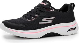 Skechers Go Walk Arch Fit 2.0 Cassy Womens Walking Shoes Black/Pink : 10.5 B - Medium, Synthetic