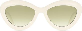 Moschino MOS163/S SZJ/9K Womens Sunglasses White Size 55