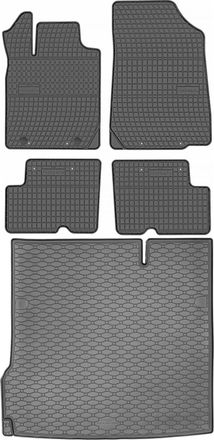 OEM Juego De Alfombrillas De Goma Para Coche Y Maletero Para Dacia Duster I Suv (2010-2013)