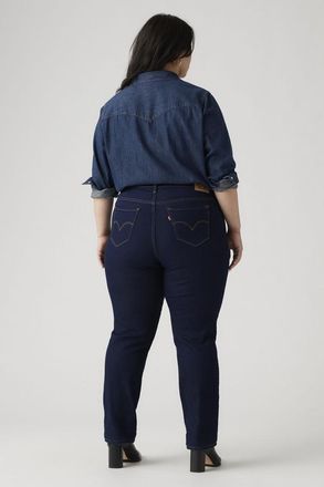 Levi's Vaqueros rectos 314 moldeadores (talla extragrande) - Mujer - 14L - Azul / Darkest Sky