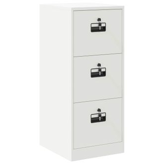 vidaXL Mueble Archivador 44 X 50 X 106.5 Cm Acero Laminado En Fr&iacute;o Vidaxl