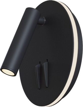 Maytoni Ios 176 L&aacute;mpara De Pared Led Integrada Reading Negra