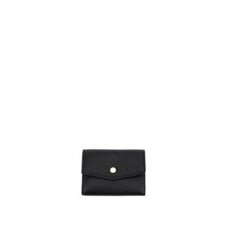 Pourchet Accessoires, Dames, Zwart, ONE Size, Leer, Petit Porte-monnaie