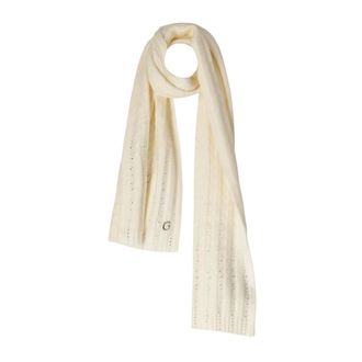 Guess Gebreide Sjaal 30X165 - Dames - Accessoires - Beige - Maat: ONE Size
