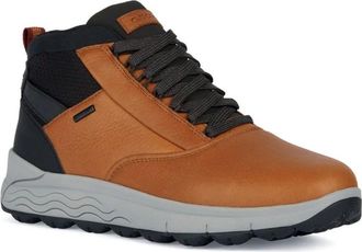 Geox Vibrant Orange Veterschoenen - Heren - Veterlaarzen - Oranje - 41 EU - Katoen - Schoenen