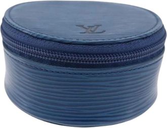 Louis Vuitton Pre-owned Wallets, female, Blue, Size: ONE SIZE Pre-owned Ecrin bijoux jewelry case