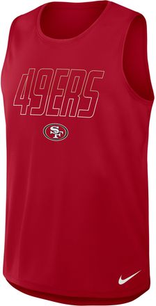 Nike San Francisco 49ers Nike Mens Dri-FIT NFL Tank Top in Red | 045R6DL9B-YPB