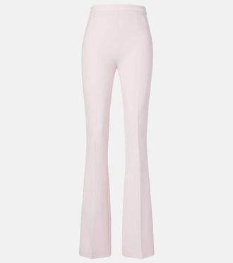 SAFiYAA Alexa high-rise crepe flared pants