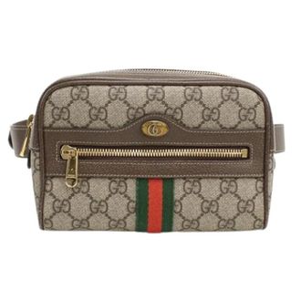 Gucci Pre-owned Vintage Sling Bag - Dames - Vintage Heuptassen - Beige - ONE Size - Leer - Vintage