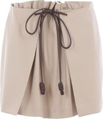 Loewe Gonna plissettata con coulisse - Toni neutri