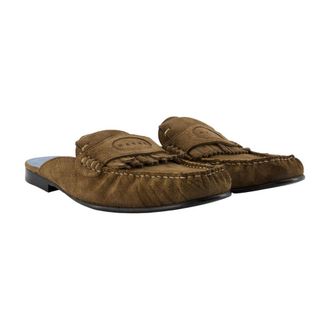 Marni Mens Goatskin Leather Loafer Brown