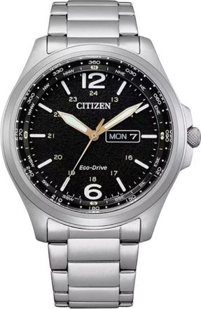 Citizen Eco-Drive Black Dial Mens Watch AW0110-58E