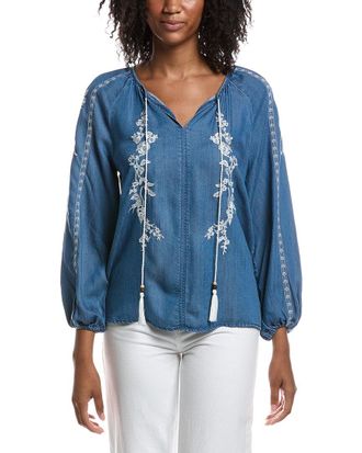 Nanette Lepore Embroidered Blouse