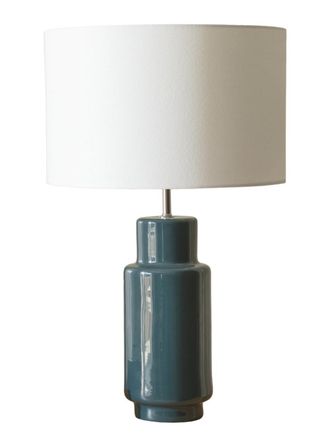 Kenay Home L&aacute;mpara de sobremesa azul 35 x 58 cm