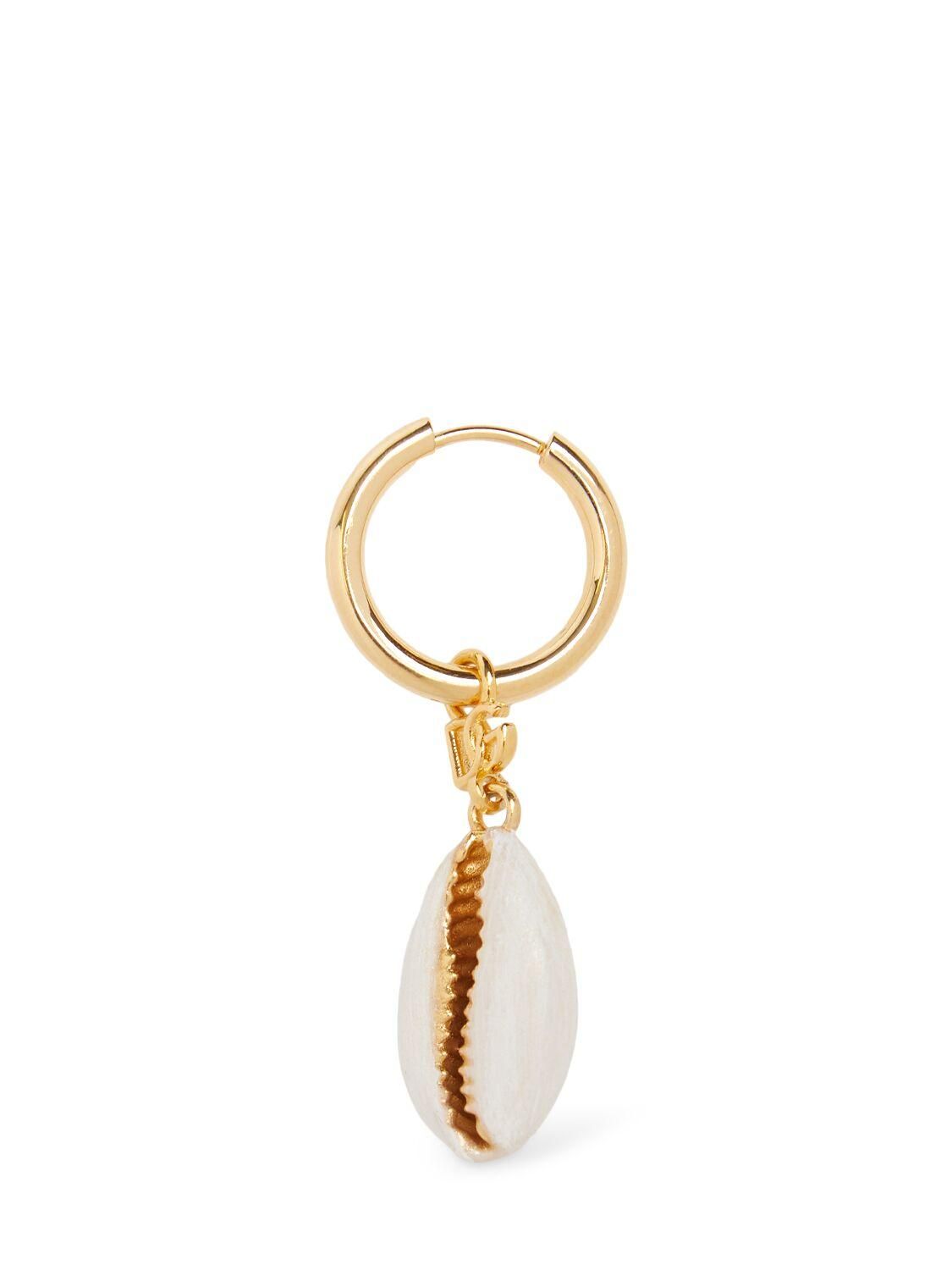 【関税込み】Dolce&Gabbana ゴールド DNA Cross シングルピアス Single stud earring with “DNA” cross in Gold for Men