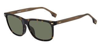BOSS Boss 1402/F/S Asian Fit 086/QT Mens Sunglasses Tortoiseshell Size 58