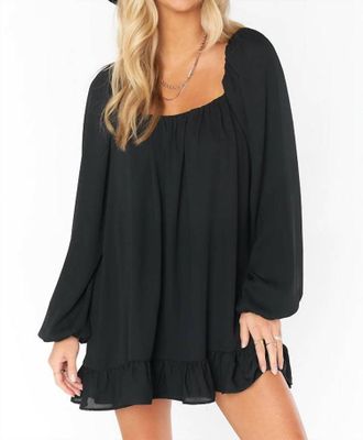 Show me your Mumu Briar Mini Dress In Black