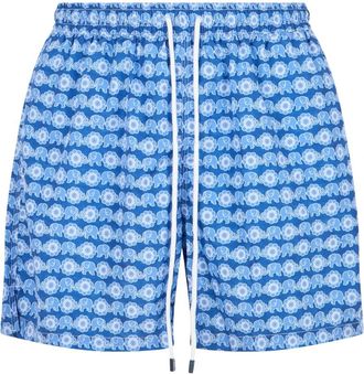 Fedeli Madeira Zwemshorts - Heren - Strandmode - Blauw - 2XL - Polyester - Badmode