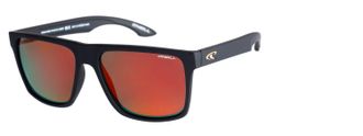 O'Neill Sonnenbrille ONEILL Modell 966060, Herren, schwarz, orange, matt, Sonnenbrillen Sonnenbrille, Form Karree/Eckig, Logoschriftzug auf B&uuml;gel, Injectionfa