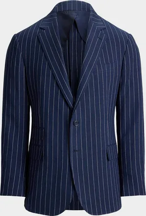 Polo Ralph Lauren Men & apos;s Pinstripe Flap Pocket Single-Breasted Sport Coat