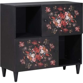 vidaXL vidaXL Armadi di Stoccaggio con porta Multicolore 80 x 33,5 x 75 cm