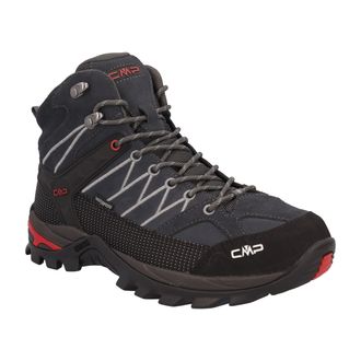 F.lli Campagnolo Wanderschuh CMP RIGEL MID WP TREKKING SHOES, Herren, Gr. 41, titanio, ferrari, Leder, Schuhe Wanderschuh, wasserdicht