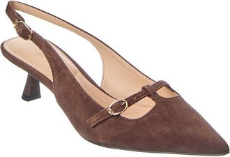 Dune London Deserving Suede Slingback Pump