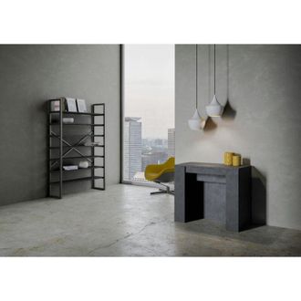 Itamoby Tavolo Consolle Allungabile venus allungabile fino a 296 cm Antracite allunghe interne